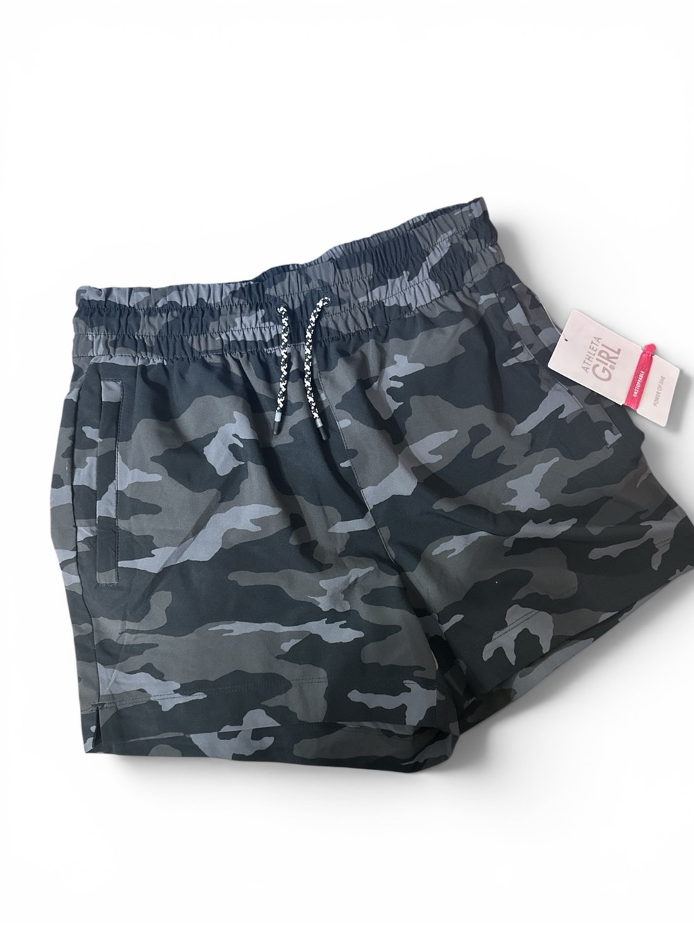 Athleta Gray Camo shorts